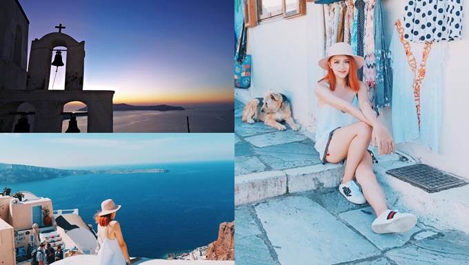 Dành tiền đi du lịch Santorini với người yêu ngay sau khi xem MV của Hương Giang