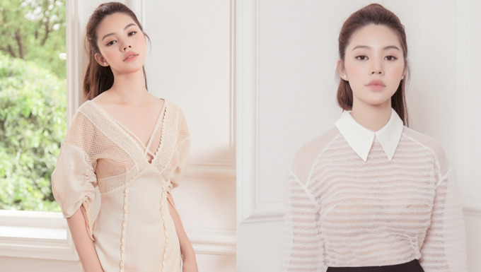 Jolie Nguyễn khoe vòng một hờ hững trong loạt trang phục mới