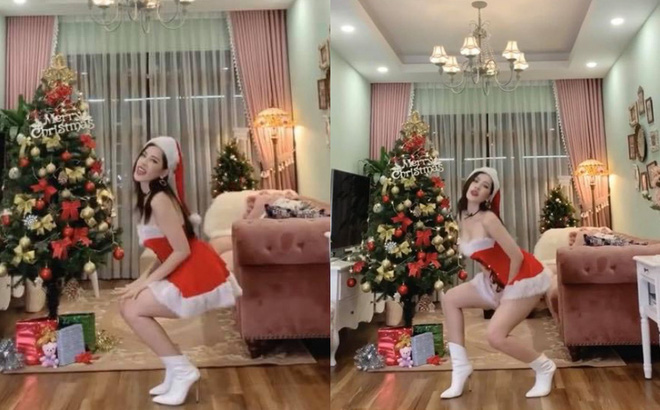 Chi Pu khoe clip nhảy sexy mừng Giáng sinh